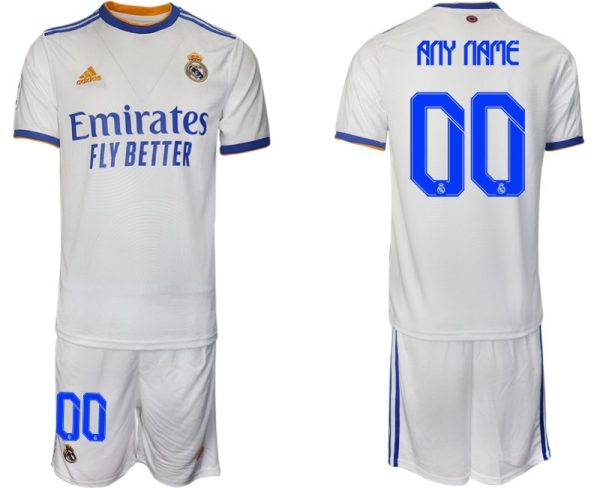 Real Madrid Herren Heimtrikot 2022 weiß blau ein Trikot für Fans zum Feiern-1