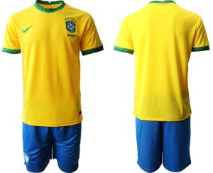 Günstige Fußballtrikots Brasilien Herren Heimtrikot 2022 in gelb