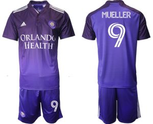 Orlando City SC MUELLER 9 Purple 2021 Thick N Thin Player Jersey