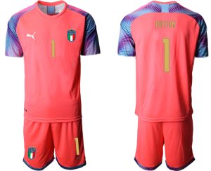 Neue Italien 2020-21 Torwarttrikot Rosa Fußballtrikots BUFFON 1