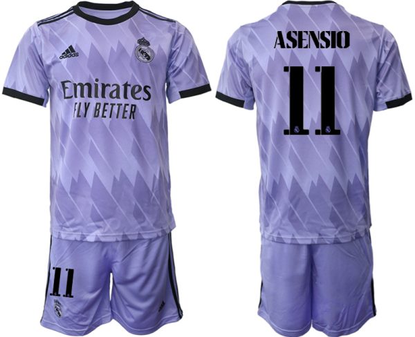 Herren Real Madrid 2022-2023 Auswärtstrikots Online Bestellen ASENSIO 11