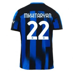 Inter Milan Heimtrikot 2023-24 Kurzarm für Herren Henrikh Mkhitaryan 22