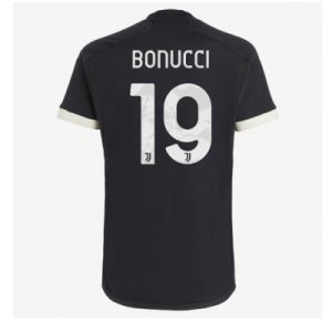 Neuen Juventus 3rd trikot 2023-24 Kurzarm Leonardo Bonucci 19