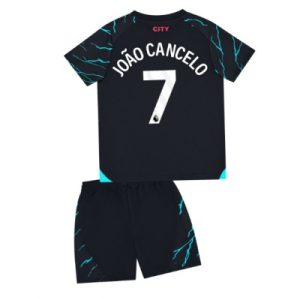 Kinder Manchester City 3rd trikot 2023-2024 Trikotsatz Joao Cancelo 7
