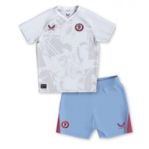 Kinder Trikot Aston Villa Auswärtstrikot 2023-24 Trikotsatz Kit Fußballtrikots Sale