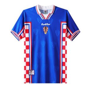 Kroatien Fußballtrikots Trainingsanzug 1998 Kurzarm für Herren