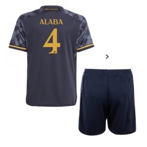 Kinder Fußball Trikot Set Real Madrid 2023-24 Auswärtstrikots David Alaba 4