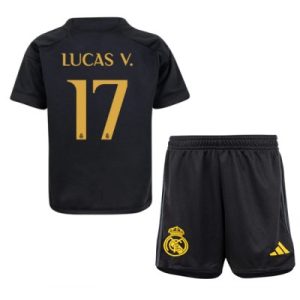 Kinder Fußball Trikot Set Real Madrid 3rd trikot 2023-24 Lucas Vazquez 17