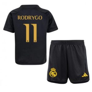 Kinder Fußball Trikot Set Real Madrid 3rd trikot 2023-24 Rodrygo Goes 11